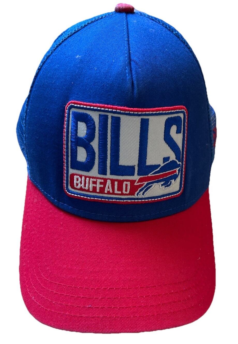 Buffalo Bills Hat Cap Mesh Men’s Blue Snapback Embroidered NFL Football ‘47